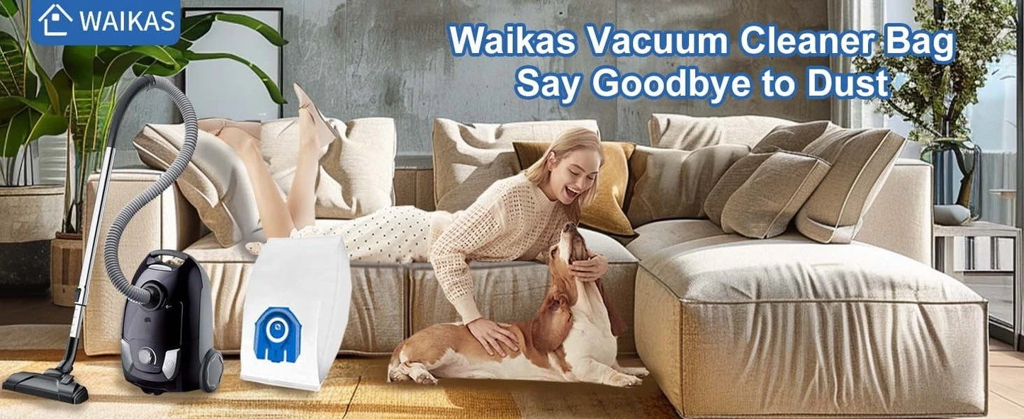 Replacement vacuum dust bags pack for home cleaning use UK