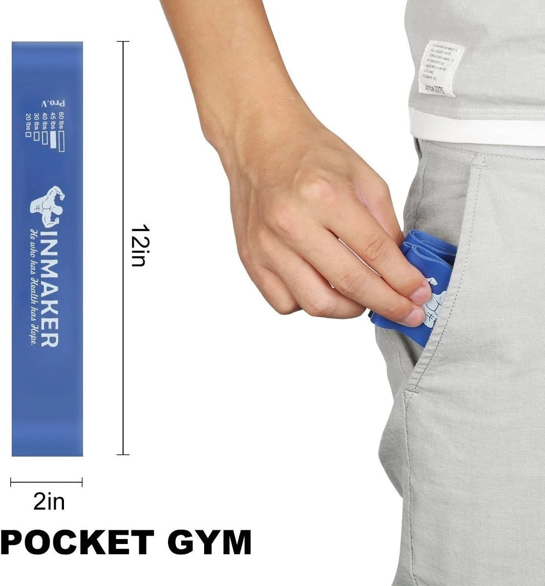 Resistance bands used for leg workout and lower body training