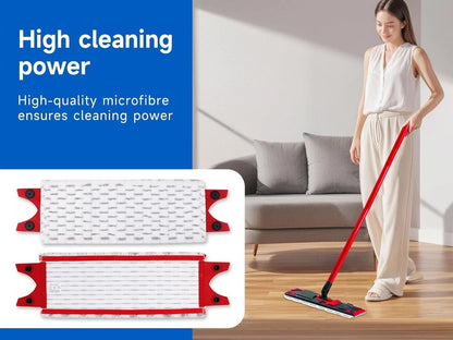 Reusable microfiber floor mop pad for multiple cleaning uses