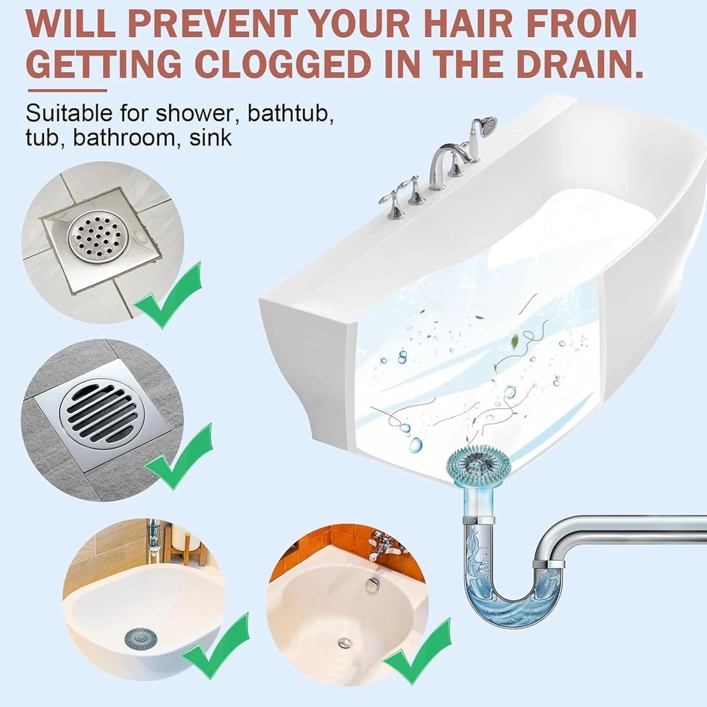 Reusable sink stopper cover close detail view