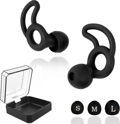 Reusable soft ear plugs for noise cancelling sleep and work use