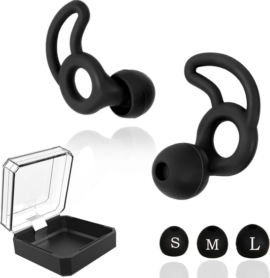 Reusable soft ear plugs for noise cancelling sleep and work use