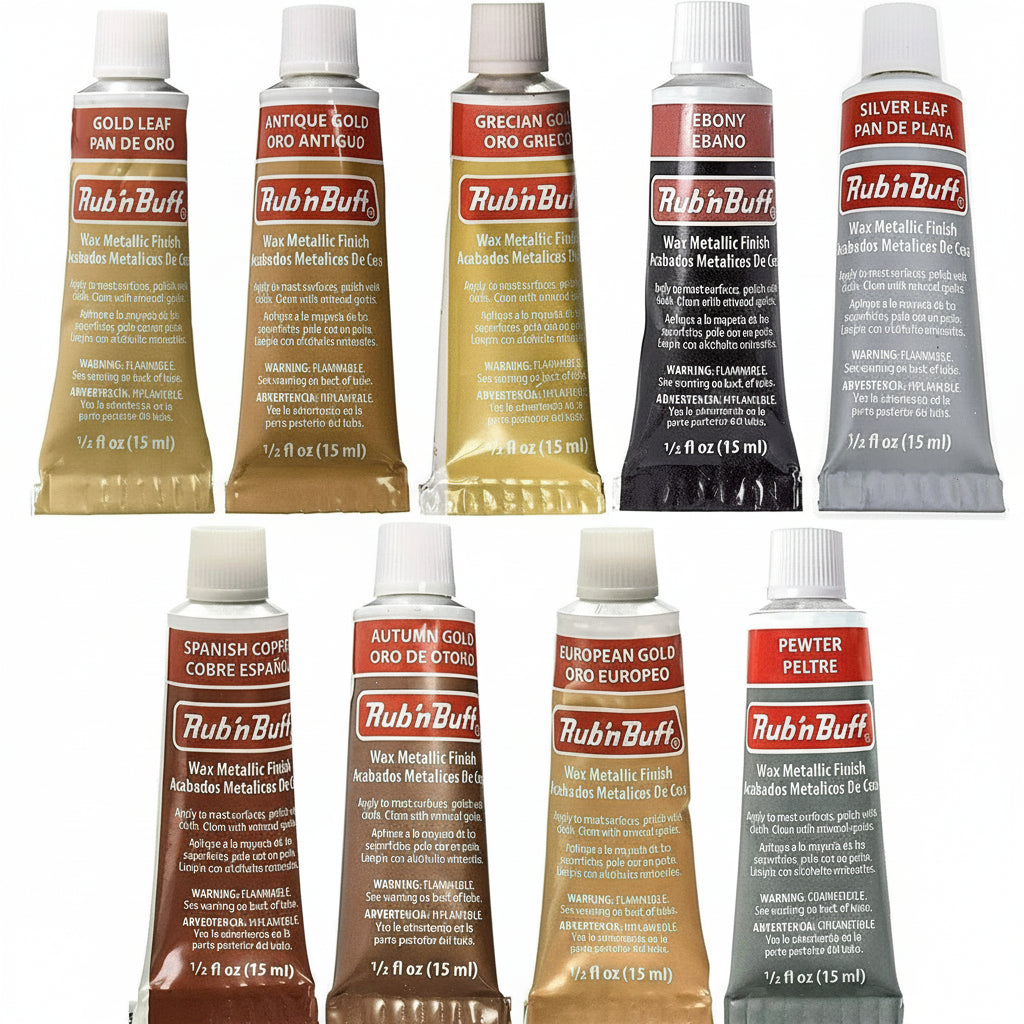 Rub n Buff used for antique furniture restoration finish