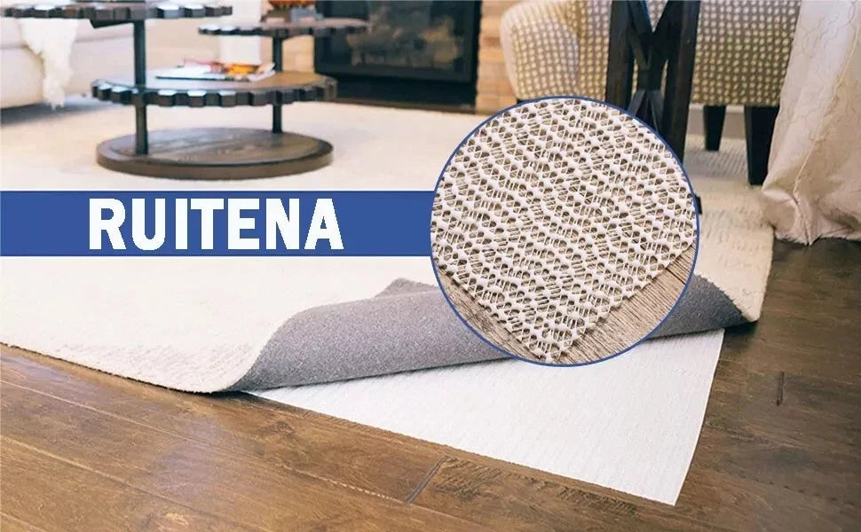 Rug anti movement mat used in living room for secure flooring