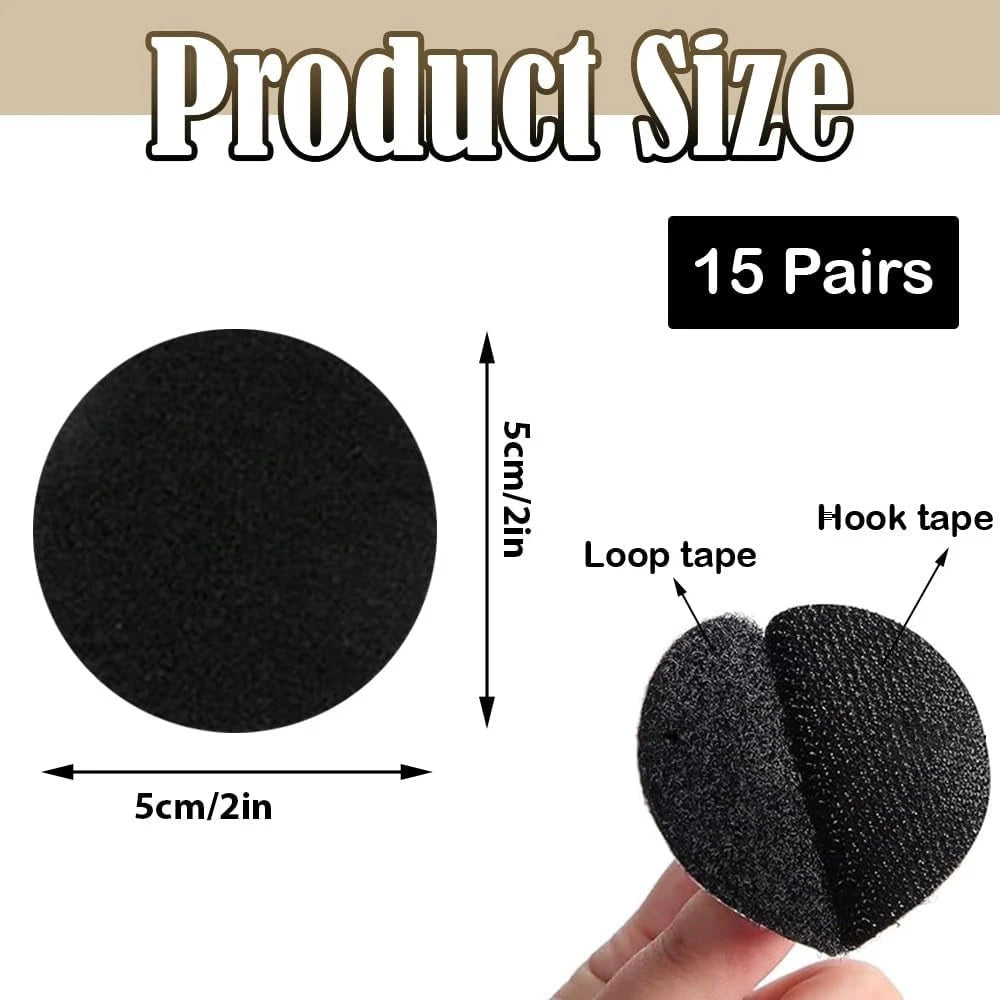 Rug gripper dots stick on floor mat application