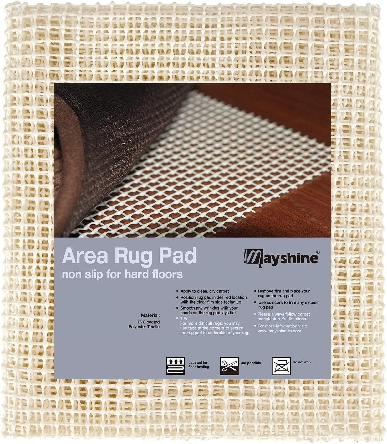 Rug gripper runner for floor safety and stability use