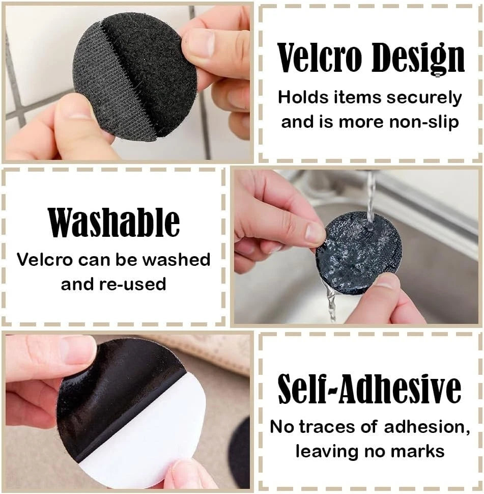 Rug stabilizer dots used for home safety