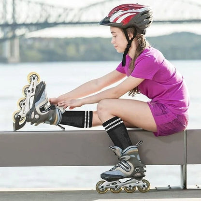 Rugby hockey sports leg sleeves for young athletes
