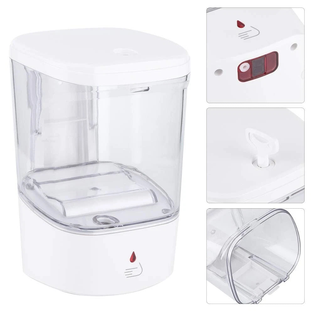Touchless Automatic Soap Dispenser 700ml - Wall Mounted Liquid Gel Bathroom UK