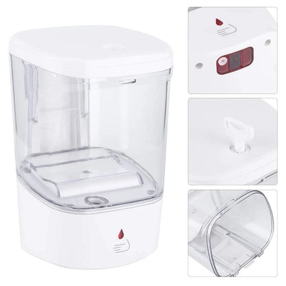Touchless Automatic Soap Dispenser 700ml - Wall Mounted Liquid Gel Bathroom UK