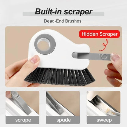 Recess Groove Crevice Cleaning Brush Household Grout Gap Bristle Tool Bathroom