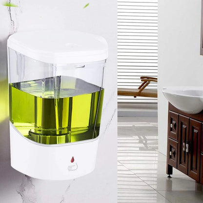 Touchless Automatic Soap Dispenser 700ml - Wall Mounted Liquid Gel Bathroom UK