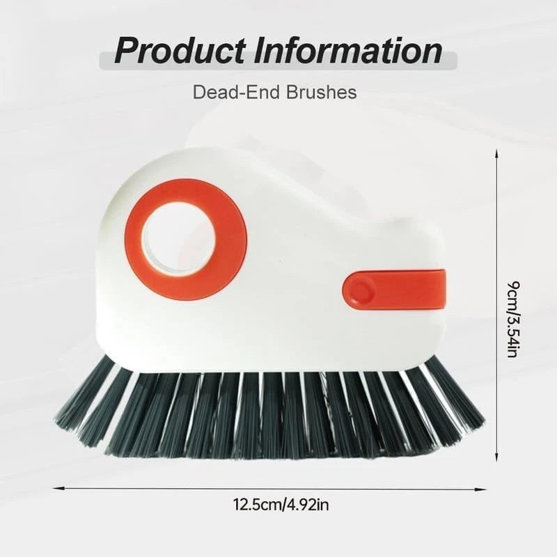 Recess Groove Crevice Cleaning Brush Household Grout Gap Bristle Tool Bathroom
