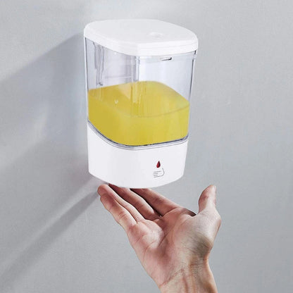 Touchless Automatic Soap Dispenser 700ml - Wall Mounted Liquid Gel Bathroom UK