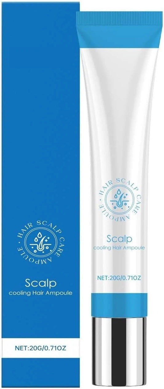 Scalp cooling hair serum ampoule for hair regrowth treatment