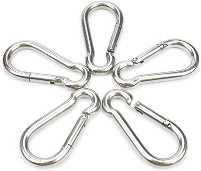 Screw lock D ring hook close detail secure design