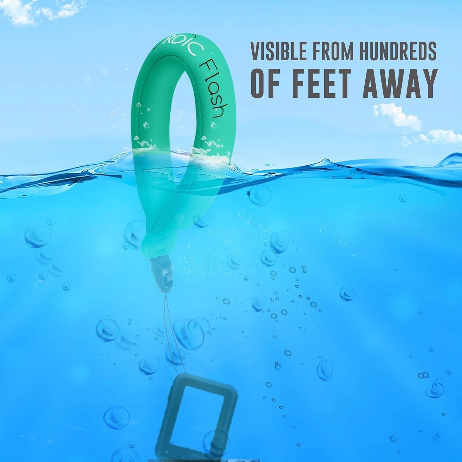 Secure wrist strap for camera waterproof protection