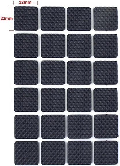 Chair leg protectors with strong adhesive backing for easy use