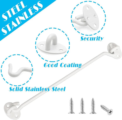 Shed door hook and eye latch used in UK