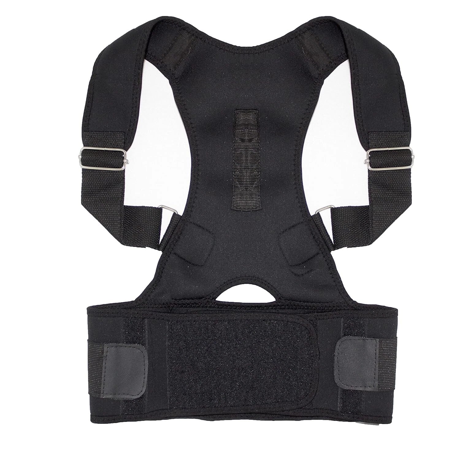 Shoulder back corrector brace worn for posture improvement