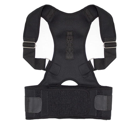 Shoulder back corrector brace worn for posture improvement