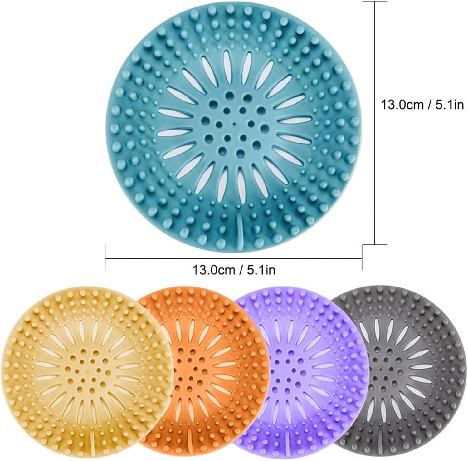 Silicone drain plug used as household essential