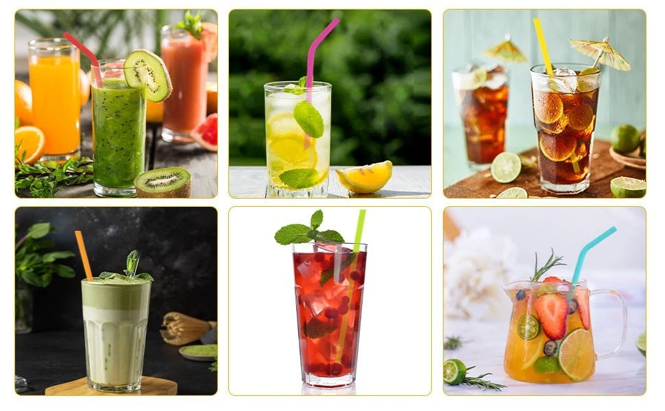 Silicone straw used in milkshake glass for eco friendly drinking