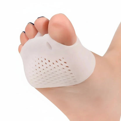 Side view of flexible silicone toe straightener separator design