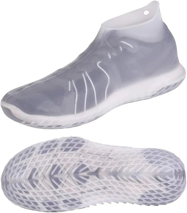 Silicone waterproof shoe covers for rain protection