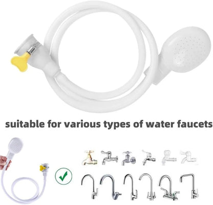 Sink faucet spray head easy installation on standard tap