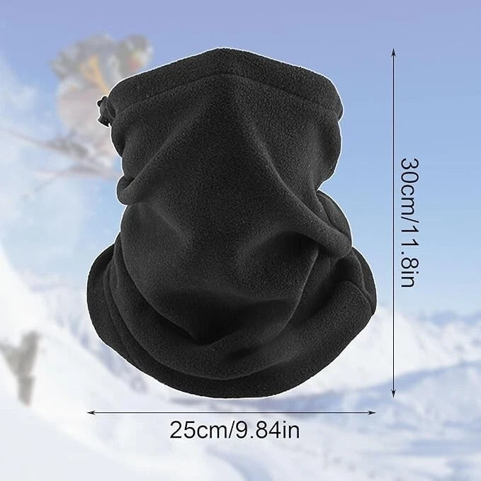 Ski neck warmer providing insulation during winter sports
