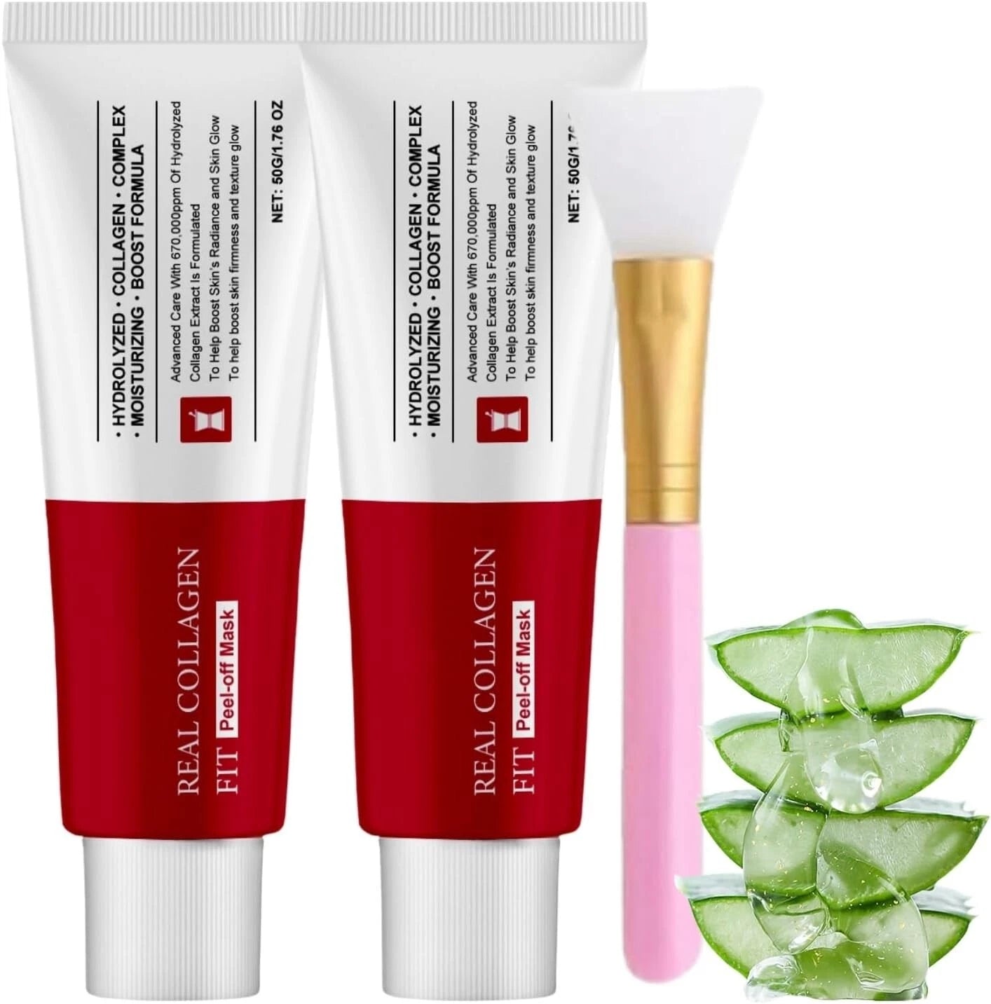 Night facial mask applied for glowing skin treatment