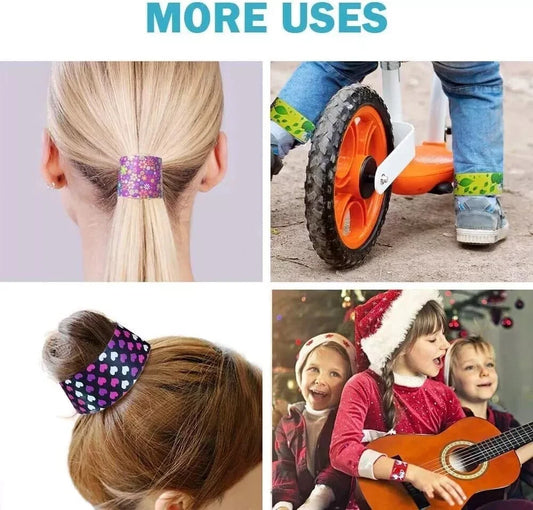 Slap band snap bracelets for kids party favours