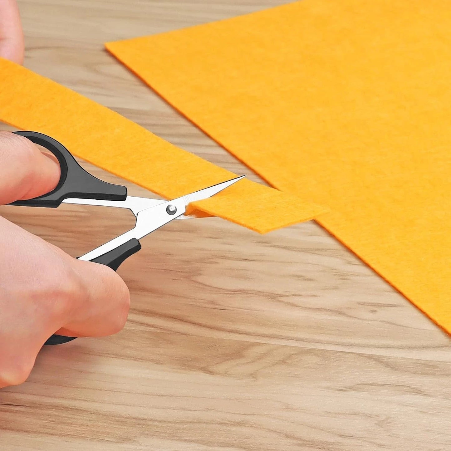 Small sewing scissors used for thread snipping and precise cutting