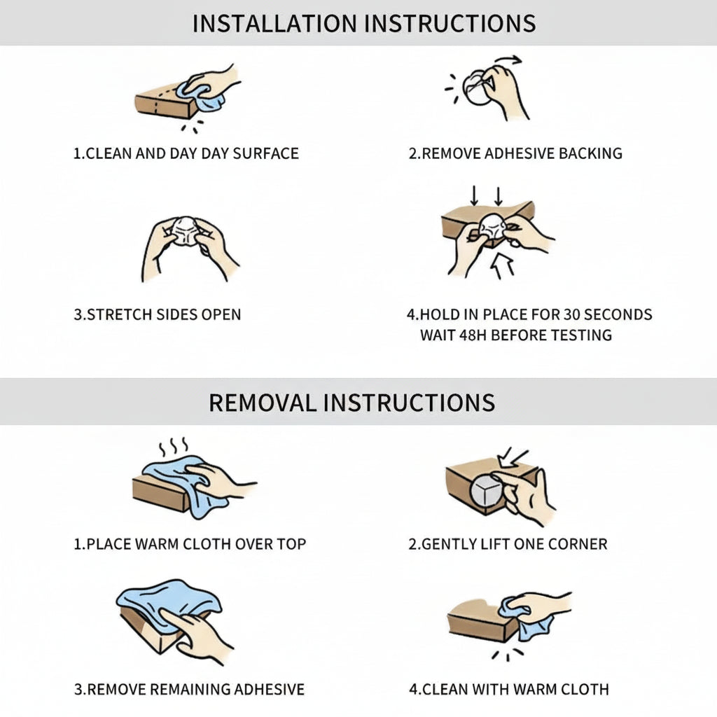 Close up of soft PVC corner protector for baby safety