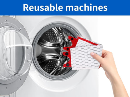 Spray mop pad installation showing hook and loop attachment system