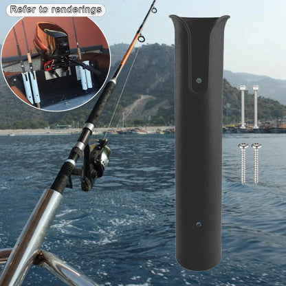 Stainless steel fishing rod holder for boat mounting