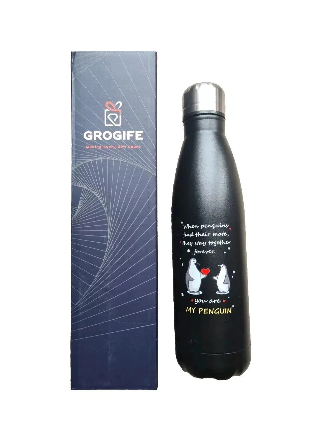 Stainless steel insulated water bottle vacuum flask for sports and gym