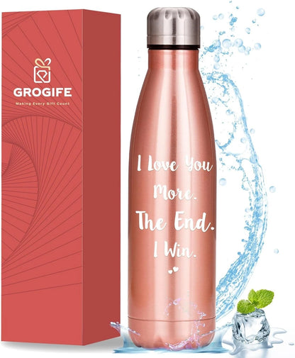 500ml stainless steel water bottle vacuum insulated design