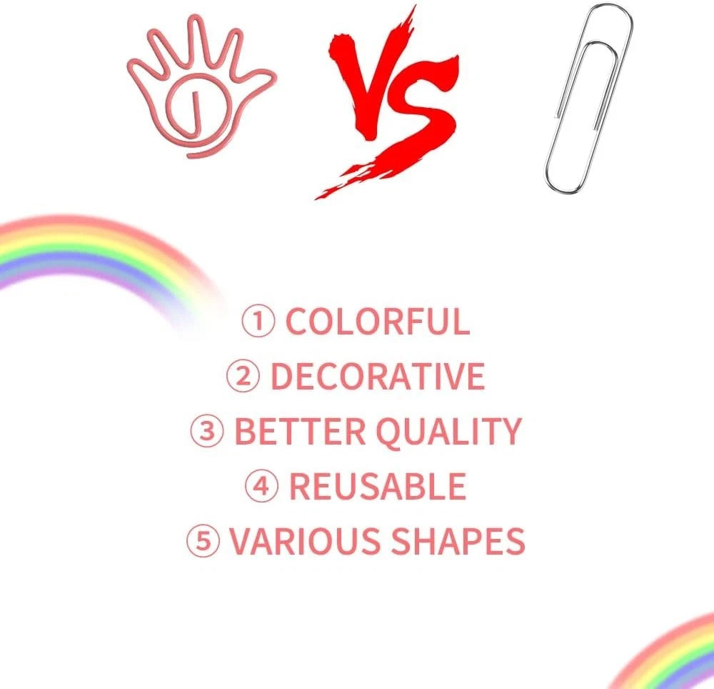 Stationery paperclips used for school document organization