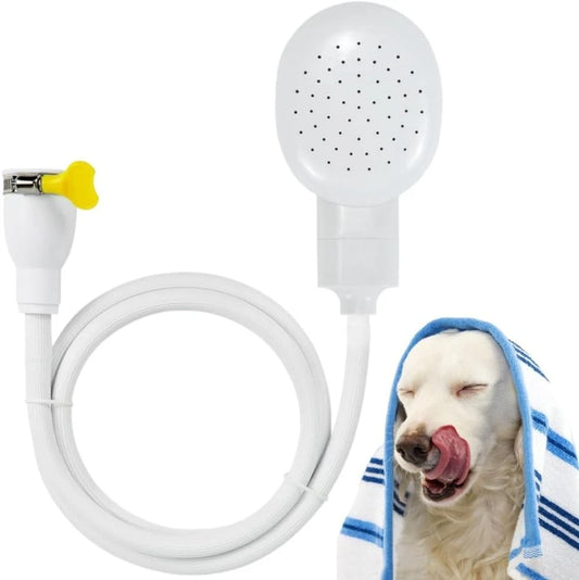 Tap shower spray hose attachment for sink and bath use