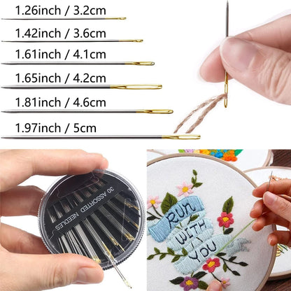 Tapestry needle set used for crafting and embroidery projects