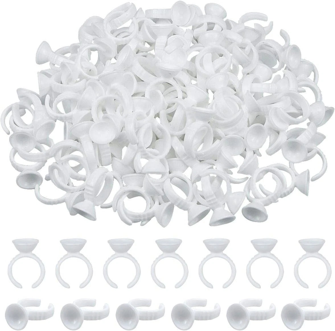 Tattoo ink holder finger ring for precise work