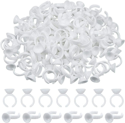 Tattoo ink holder finger ring for precise work