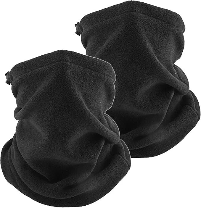 Thermal fleece snood neck warmer for winter cold protection