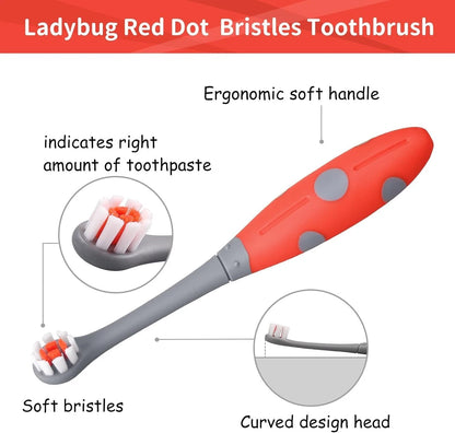 Toddler oral hygiene brush safe design for daily use
