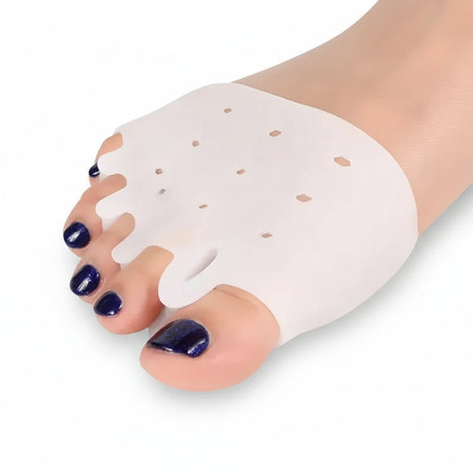 Soft silicone gel toe separator corrector for bunion relief