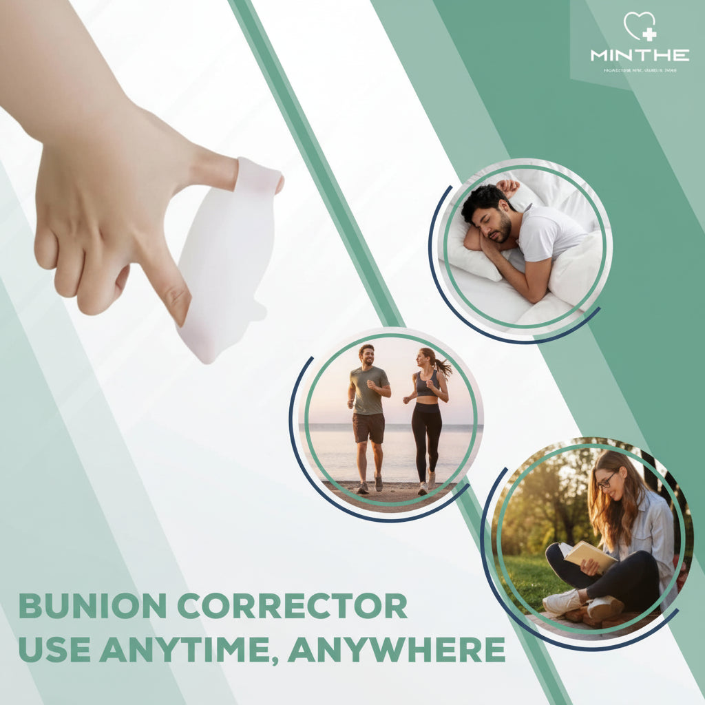 Lightweight breathable toe spacer made from soft silicone material
