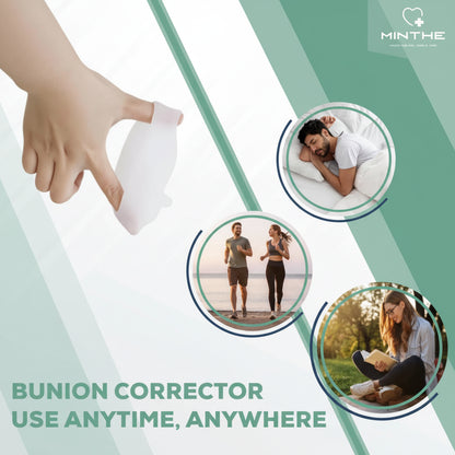 Lightweight breathable toe spacer made from soft silicone material