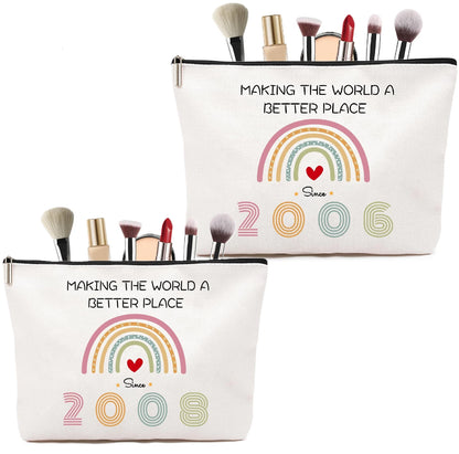 Travel cosmetic makeup bag for toiletries and accessories